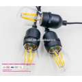 Luz de cuerda SL-18 E26 E 27 S 14 con cable de alimentación y enchufe certificados UL BOMBILLAS LED